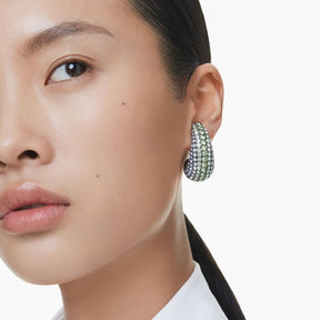 Swarovski Sublima Clip korvakorut, tumma metalli ja eri väriset kristallit 5692111