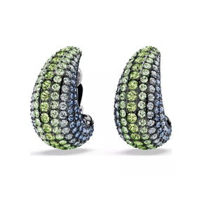 Swarovski Sublima Clip korvakorut, tumma metalli ja eri väriset kristallit 5692111