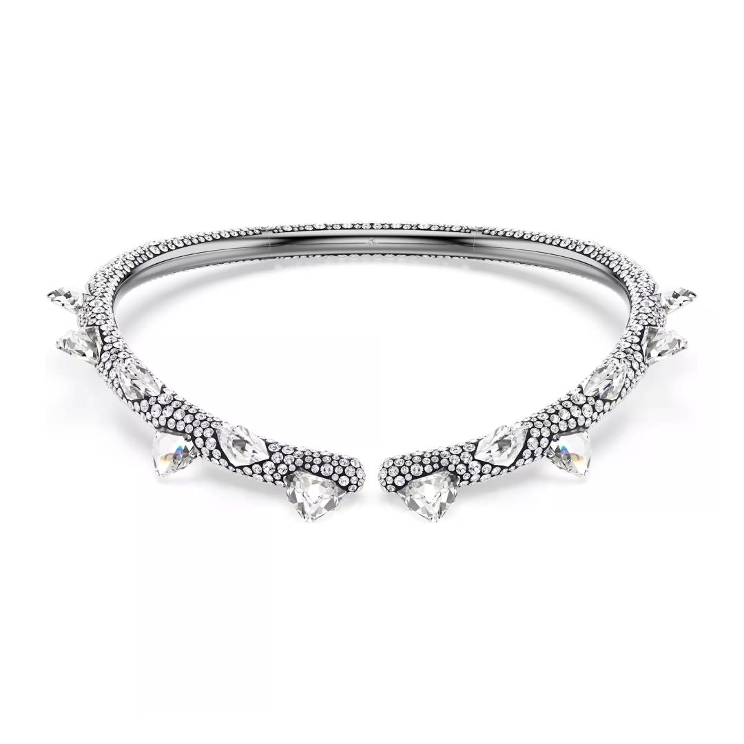 Swarovski Sublima choker kaulakoru, tumma metalli ja kirkkaat kristallit 5723286