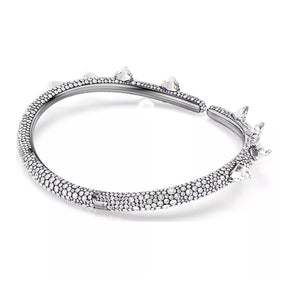 Swarovski Sublima choker kaulakoru, tumma metalli ja kirkkaat kristallit 5723286