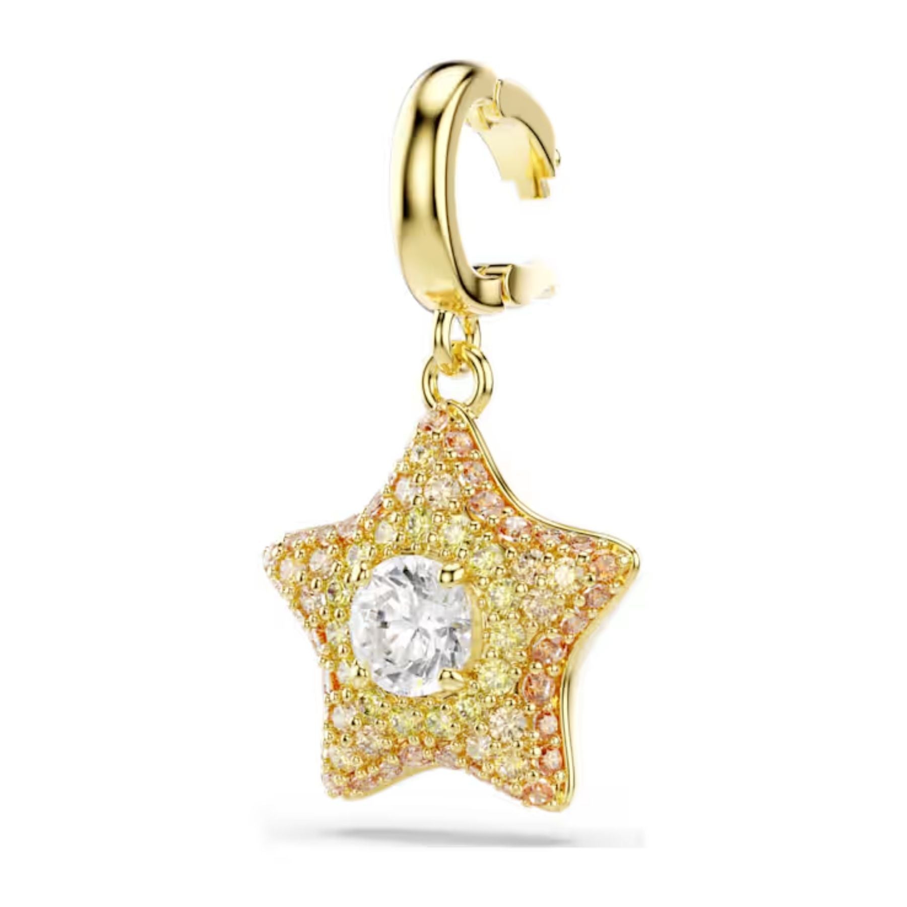Swarovski Sublima hela, keltakullattu ja keltaiset zirkonit, 5755514