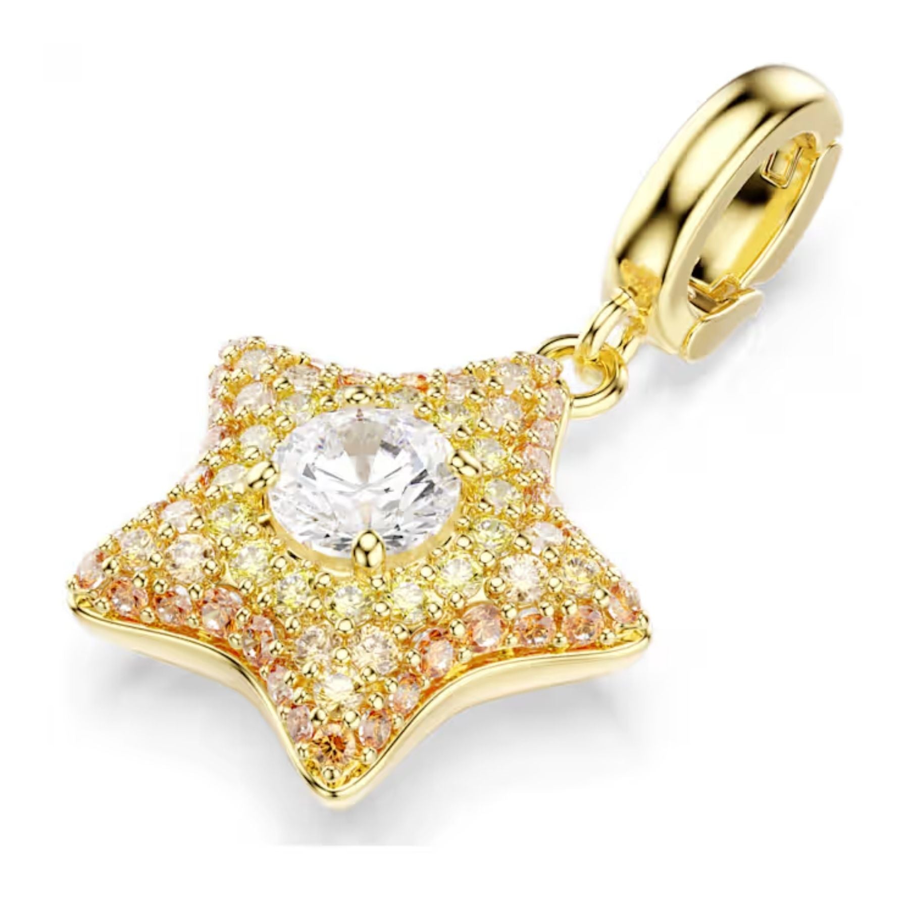 Swarovski Sublima hela, keltakullattu ja keltaiset zirkonit, 5755514