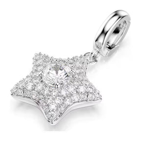 Swarovski Sublima hela, vaalea metalli ja kirkkaat zirkonit, 5760562