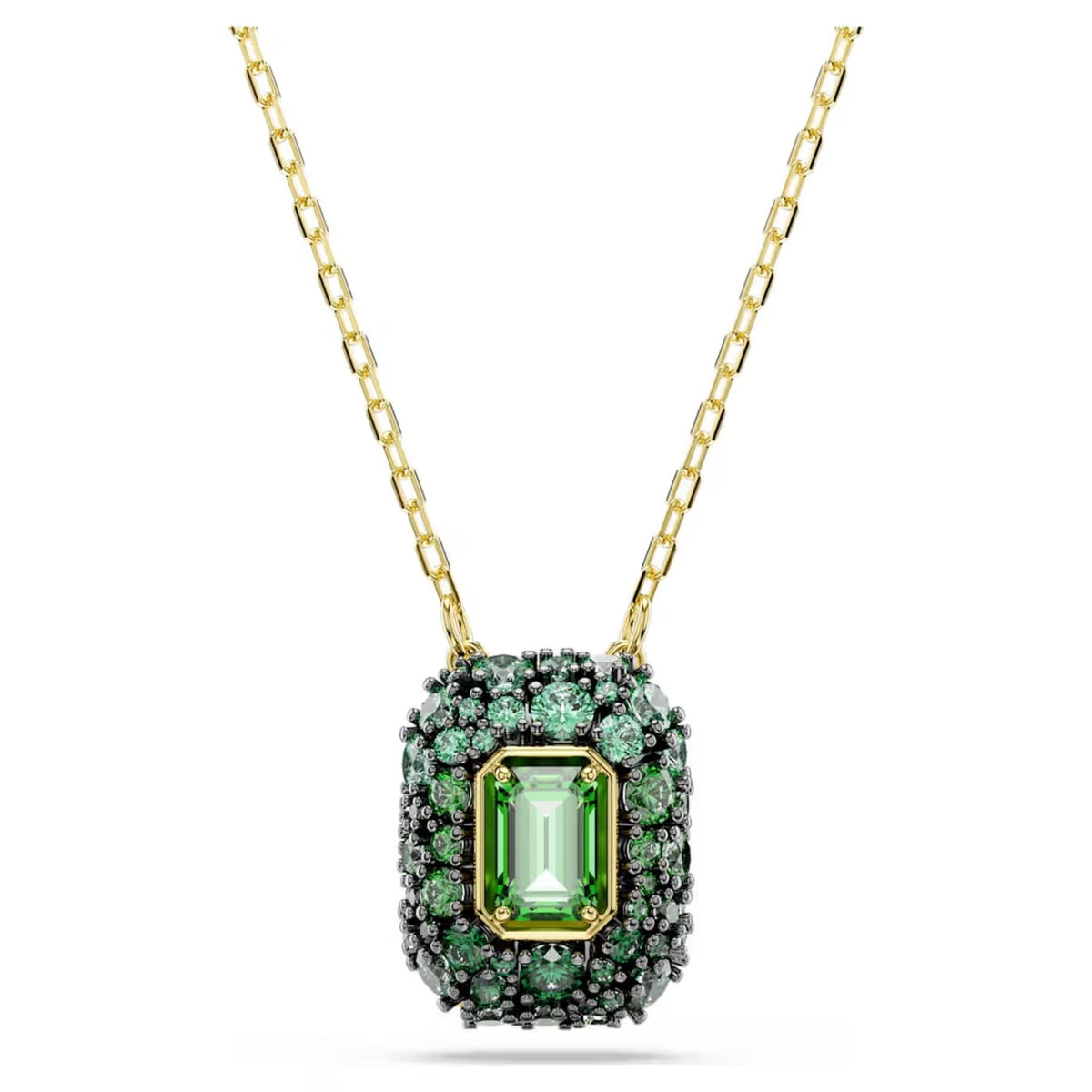 Swarovski Sublima kaulakoru, keltakullattu ja vihreät zirkonit, 5752884