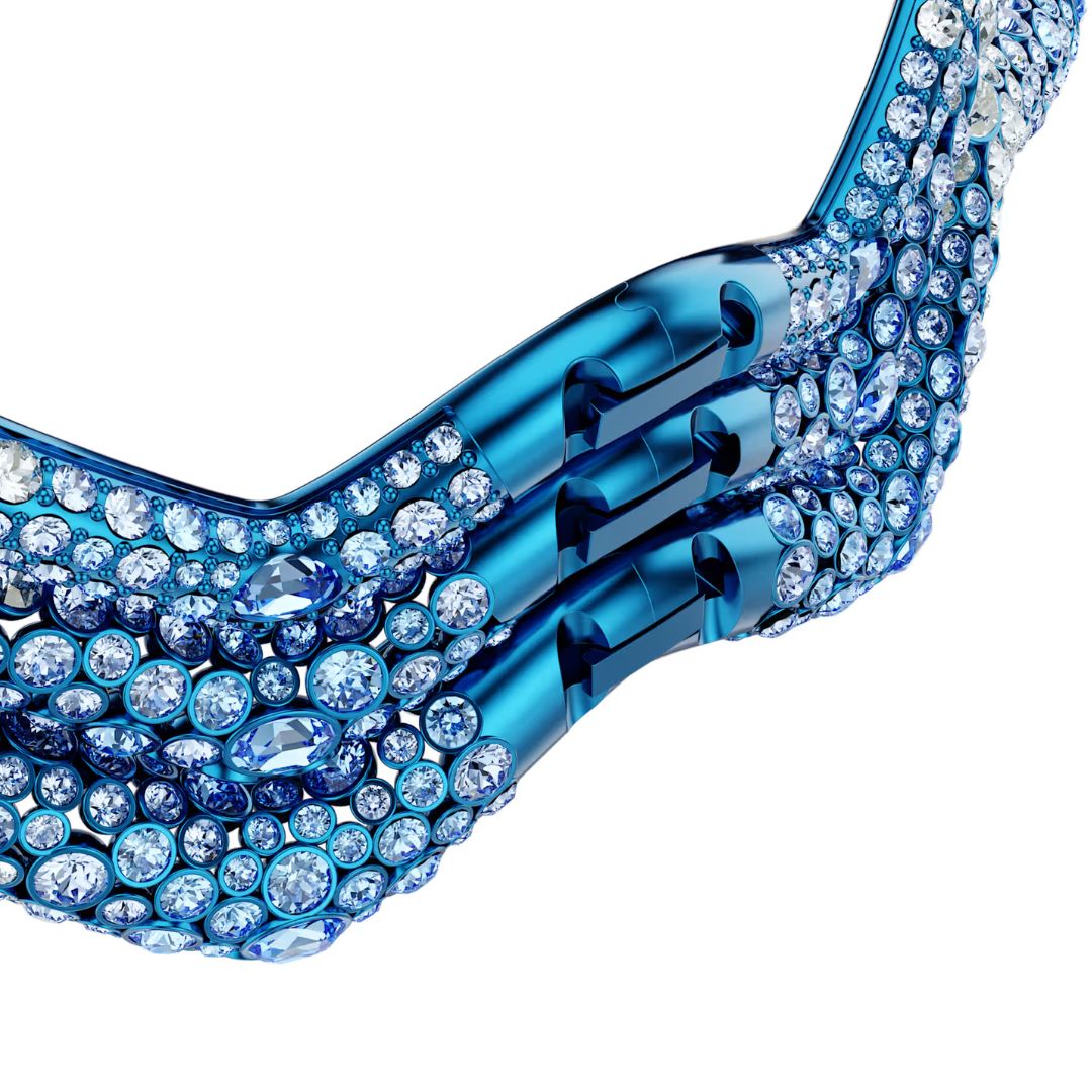 Swarovski Sublima kaulakoru, sininen ja kirkkaat kristallit 5692094