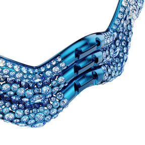 Swarovski Sublima kaulakoru, sininen ja kirkkaat kristallit 5692094