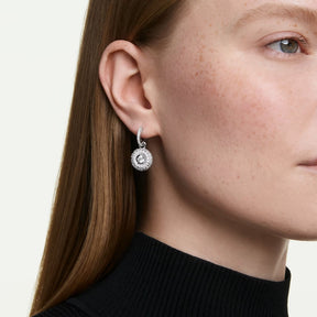 Swarovski Sublima korvakorut, vaalea metalli ja kirkkaat kristallit, 5738193