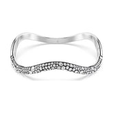 Swarovski Sublima rannekoru, vaalea metalli ja kirkkaat kristallit