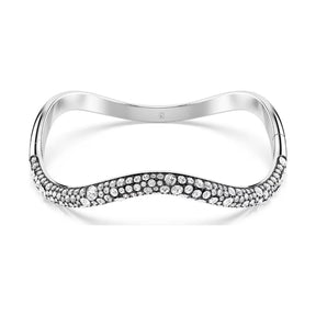 Swarovski Sublima rannekoru, vaalea metalli ja kirkkaat kristallit