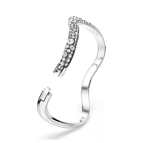 Swarovski Sublima rannekoru, vaalea metalli ja kirkkaat kristallit