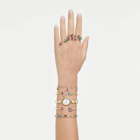 Swarovski Sublima rannerengas, keltakullattu ja punaiset zirkonit, 5752894