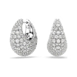 Swarovski Sublima rengaskorvakorut, vaalea metalli ja kirkkaat kristallit 5732281