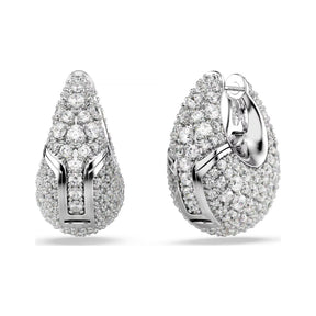 Swarovski Sublima rengaskorvakorut, vaalea metalli ja kirkkaat kristallit 5732281