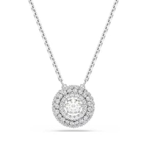 Swarovski Sublima riipus, vaalea metalli ja kirkkaat zirkonit, 5738246