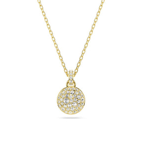 Swarovski Sublima riipus, keltakullattu ja kirkkaat kristallit, 5683443
