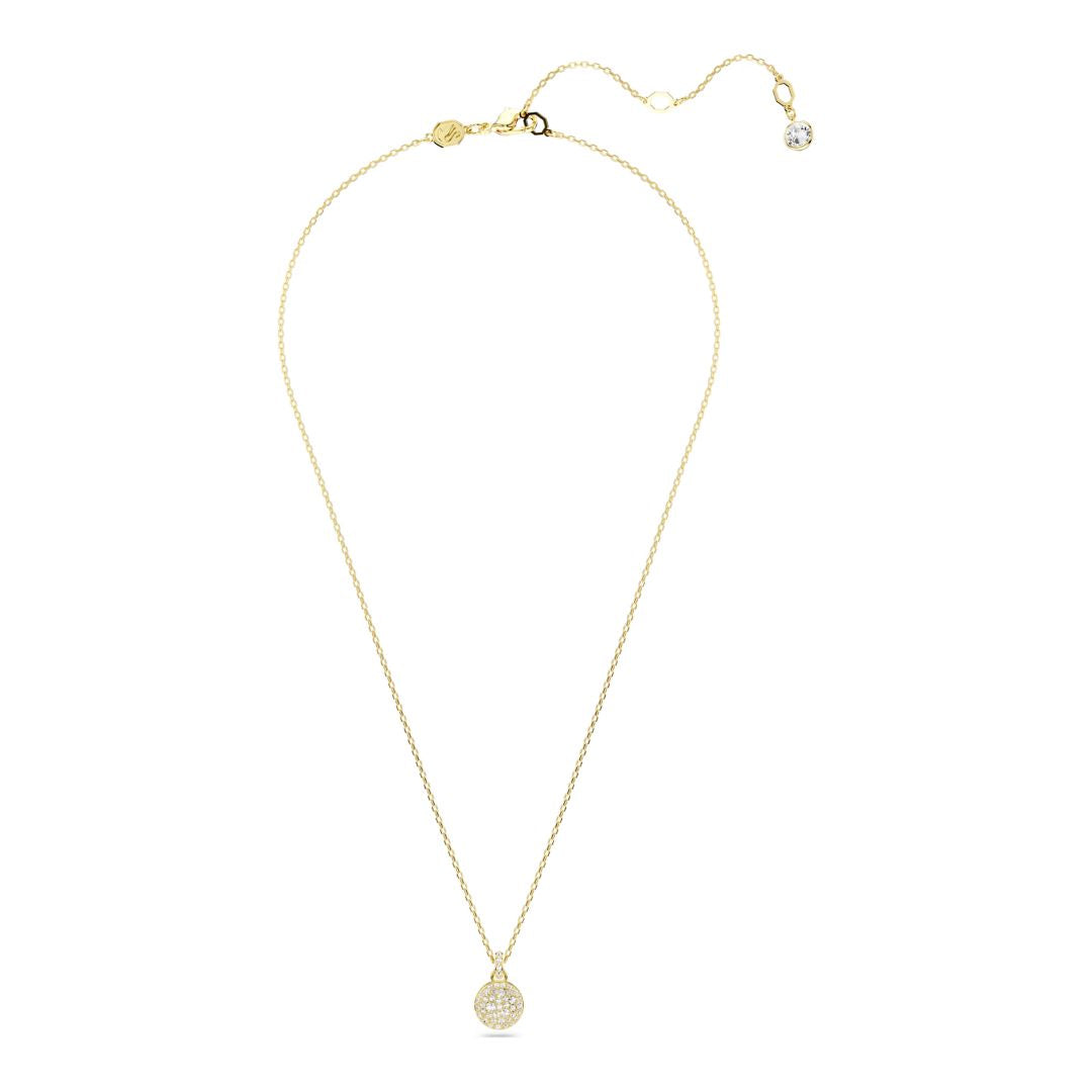 Swarovski Sublima riipus, keltakullattu ja kirkkaat kristallit, 5683443