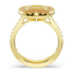 Swarovski Sublima sormus, keltakullattu ja eriväriset zirkonit, 5767345