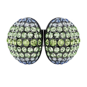 Swarovski Sublima sormus, tumma metalli ja eri väriset kristallit
