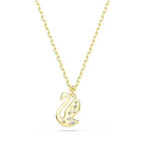 Swarovski Swan kaulakoru, keltakullattu ja kirkkaat zirkonit, 5754626