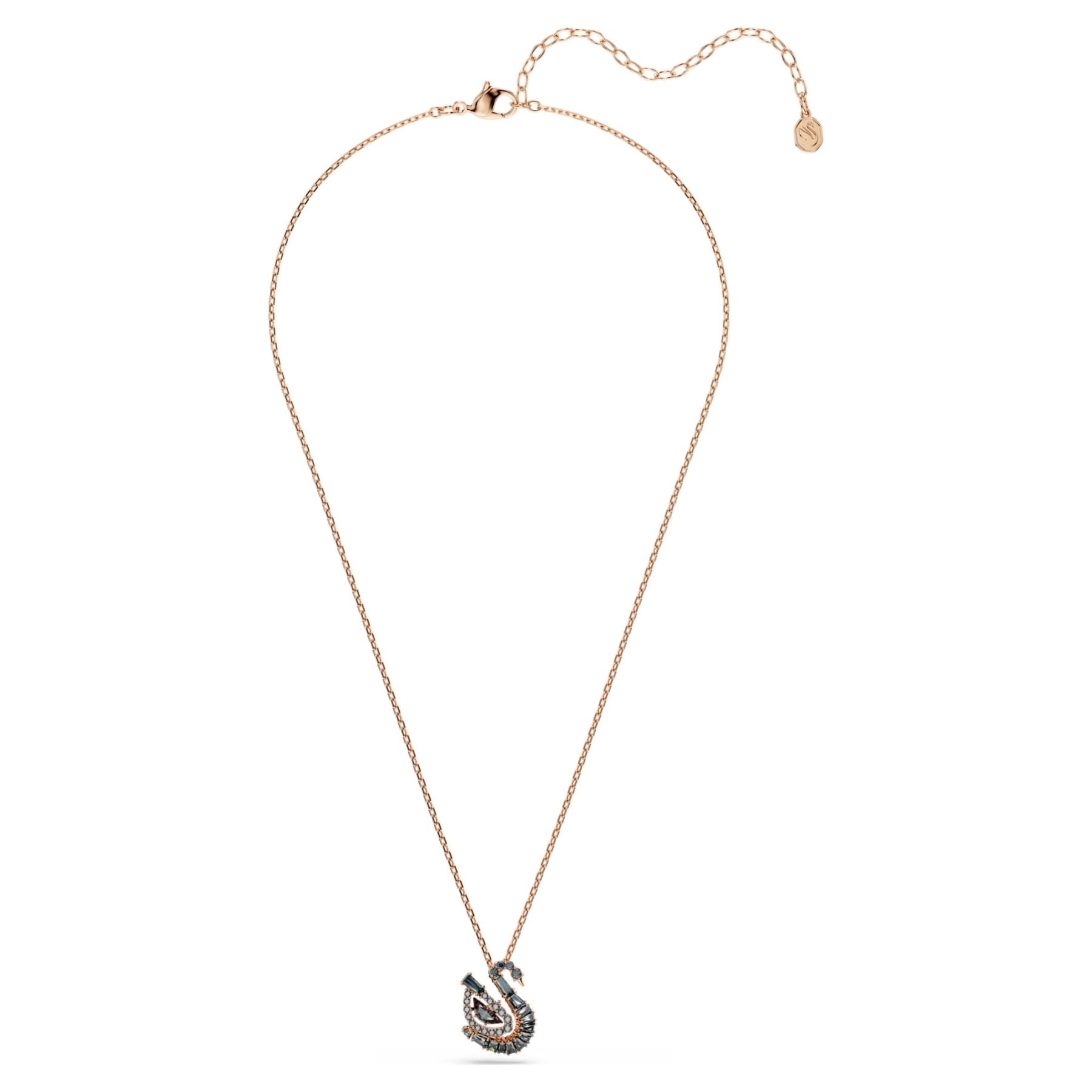 Swarovski Swan kaulakoru, rosekullattu ja harmaat zirkonit, 5764882