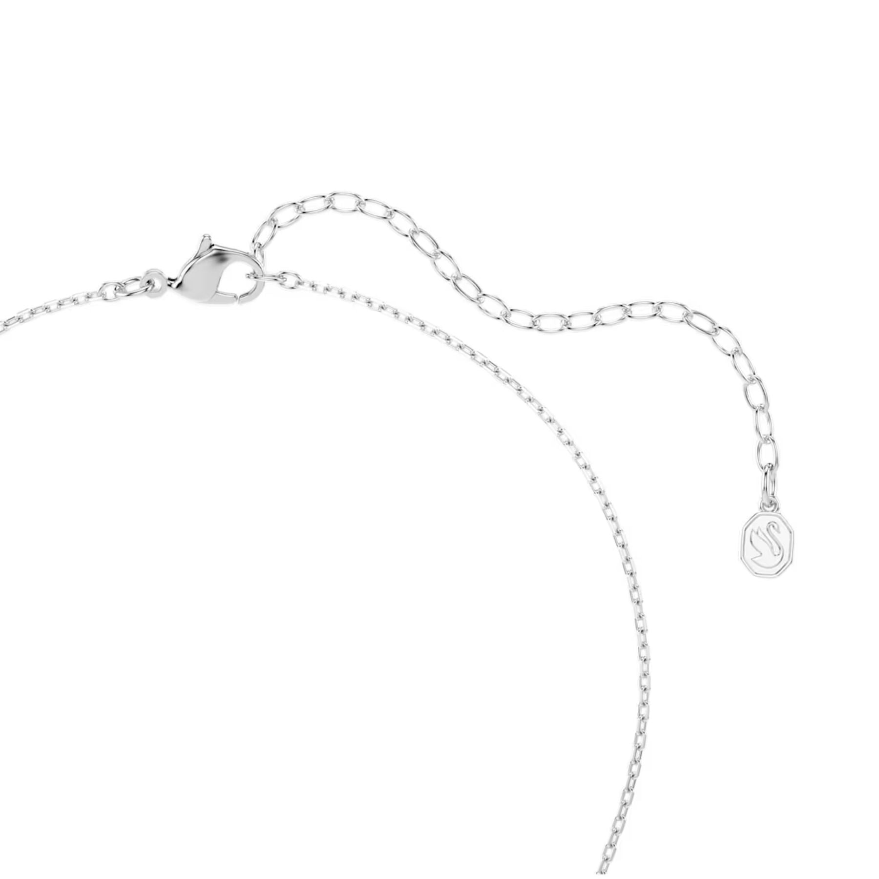 Swarovski Swan kaulakoru, vaalea metalli ja kirkkaat zirkonit, 5754347
