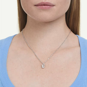 Swarovski Swan kaulakoru, vaalea metalli ja kirkkaat zirkonit, 5754347
