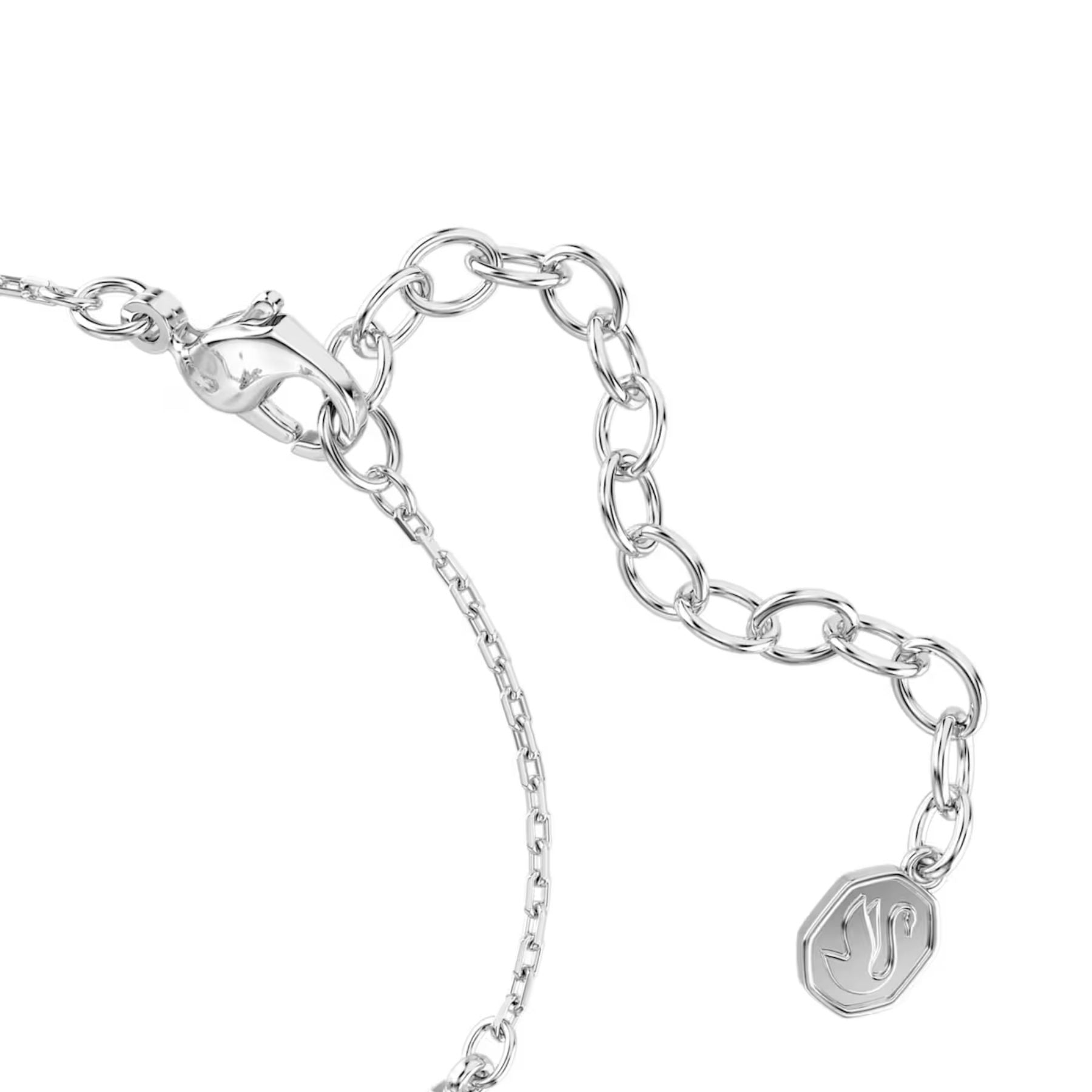Swarovski Swan rannekoru, vaalea metalli ja kirkkaat zirkonit, 5758682