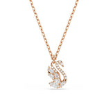 Swarovski Swan riipus, rosekullattu ja kirkkaat zirkonit, 5738203
