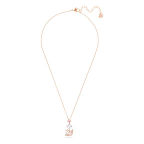 Swarovski Swan riipus, ruusukullanväri, vaaleanpunaiset ja kirkkaat kristallit, 5473024