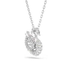 Swarovski Swan riipus, vaalea metalli ja kirkkaat kristallit 5732412
