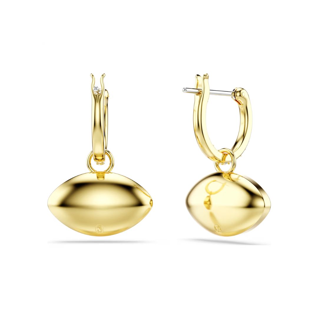 Swarovski Symbolica Evil Eye Earrings, Yellow Gold-Tone and Multicolor
