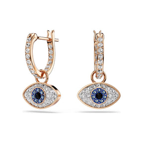 Swarovski Symbolica Evil Eye korvakorut, rosekullattu ja eriväriset kristallit, 5736982