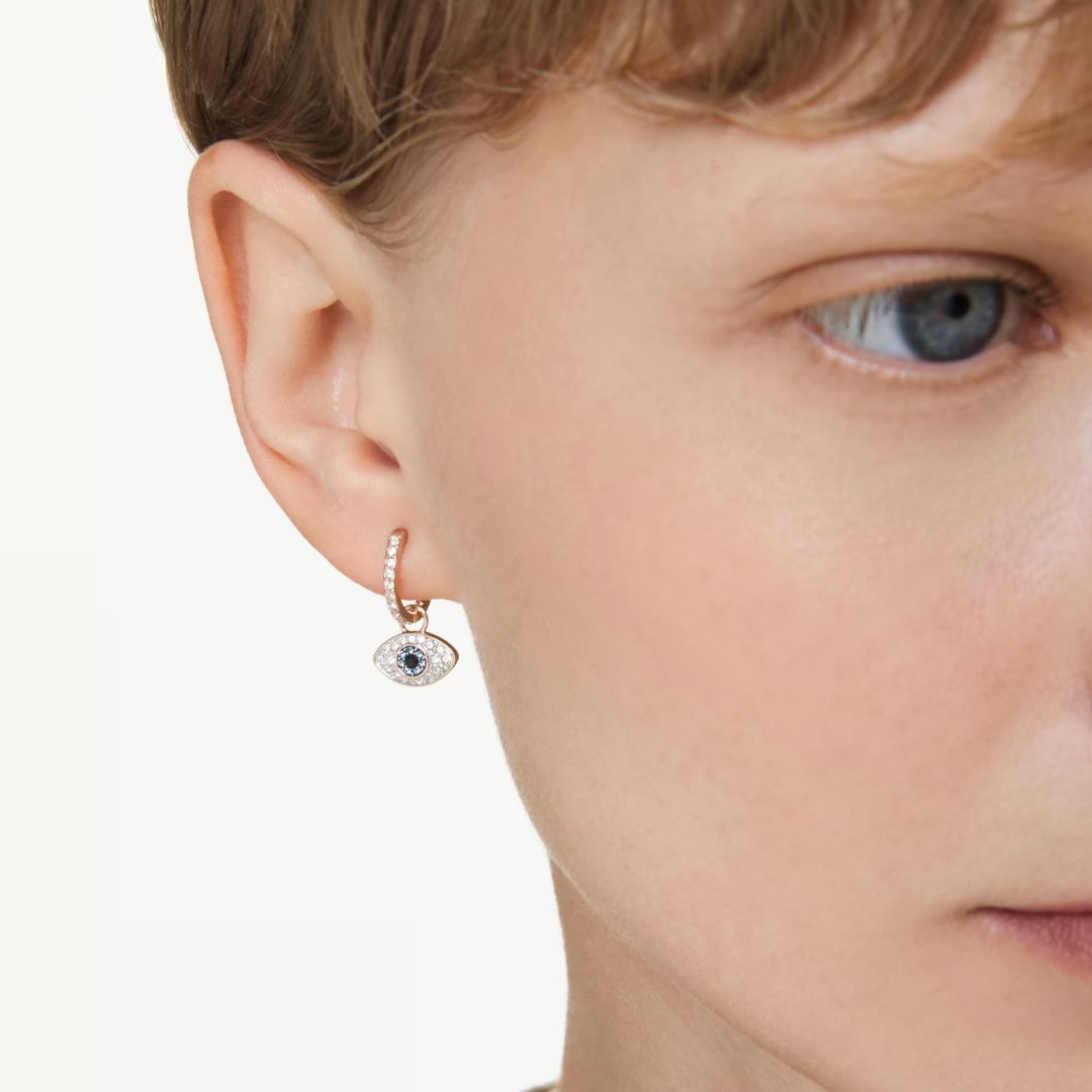 Swarovski Symbolica Evil Eye korvakorut, rosekullattu ja eriväriset kristallit, 5736982