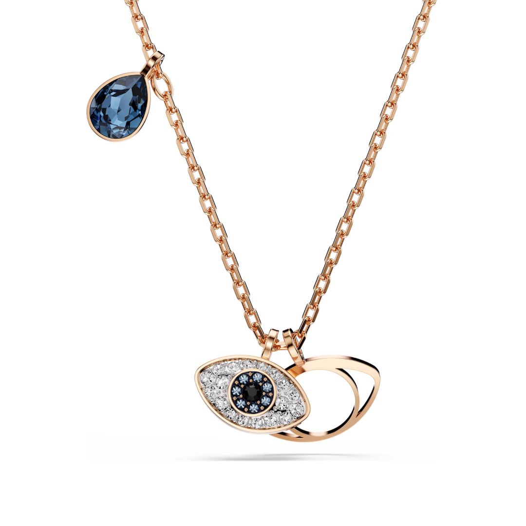 う*ん様 【総額¥72700】SWAROVSKI スワロフスキー Evil Ey Swarovski Symbolica Evil Eye Pendant, Rose Gold Plated and Multi-Color