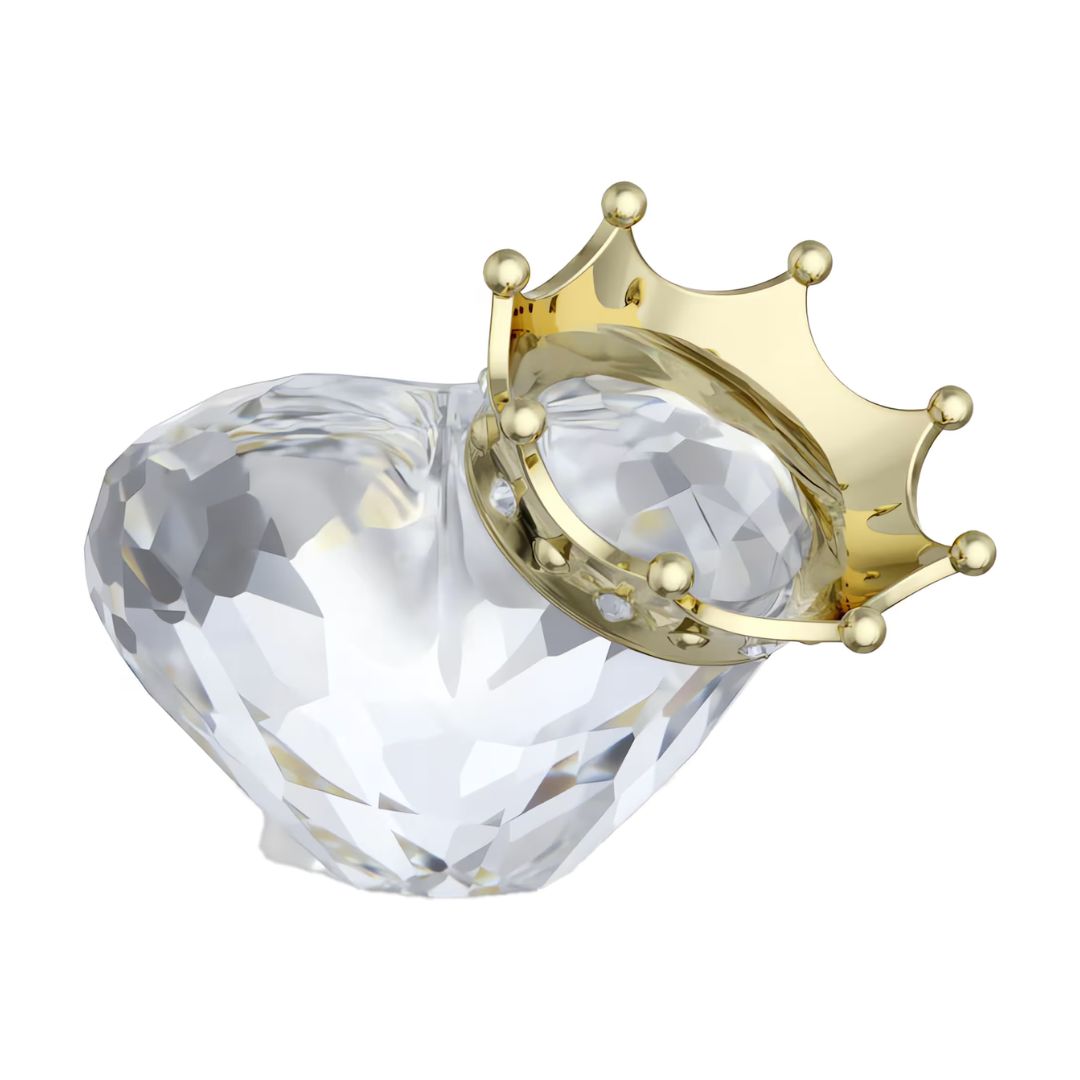 Swarovski Symbolica Heart with Crown -kristallifiguuri, 5692958