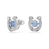 Swarovski Symbolica Horse shoe korvakorut, siniset ja kirkkaat kristallit, 5746563
