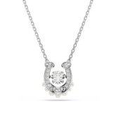 Swarovski Symbolica Horse shoe riipus, kirkkaat zirkonit ja valkoiset helmet, 5736972