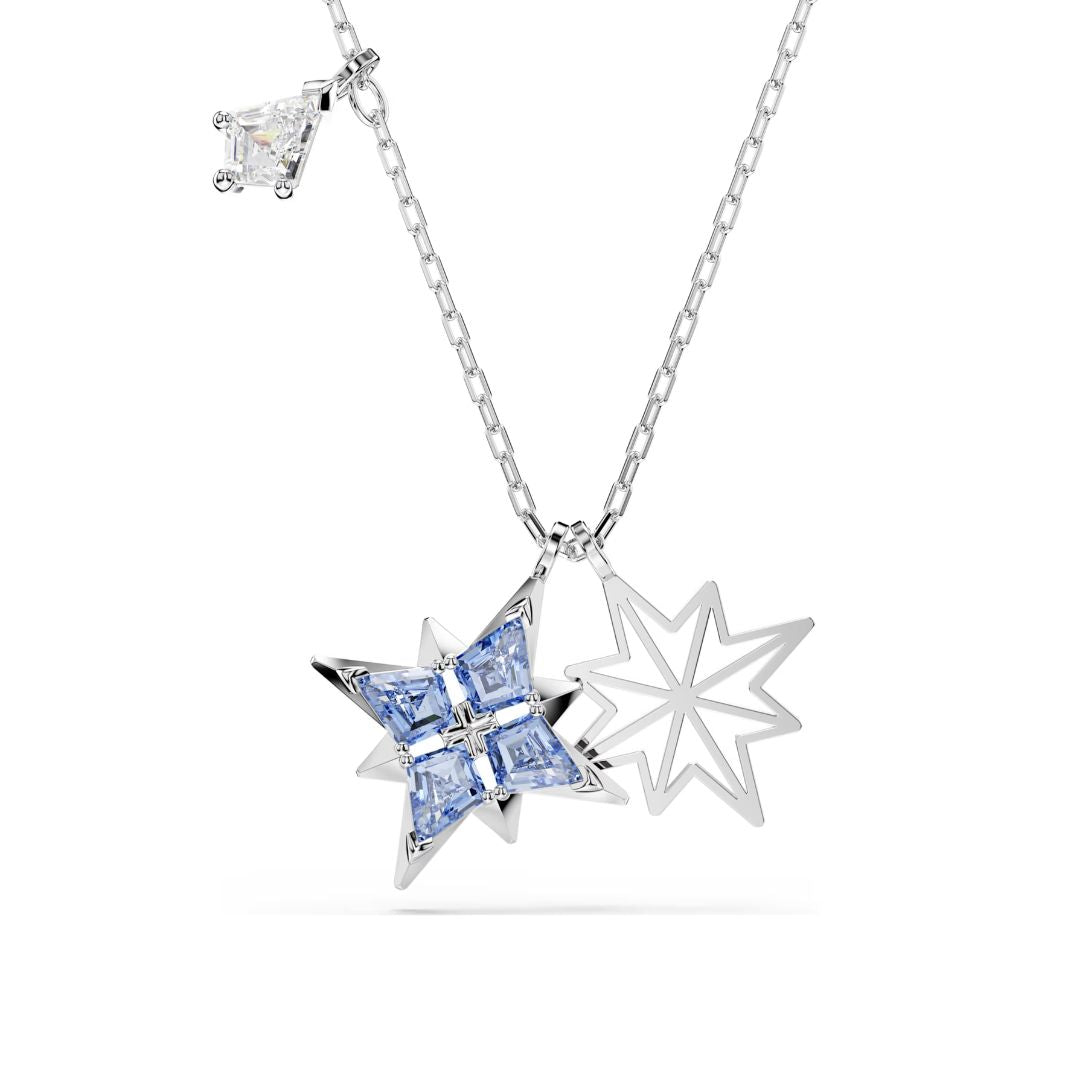 希少！Swarovski スターレット Swarovski Symbolica Pendant, Rhodium Plated Metal and Multi-Colored Cr