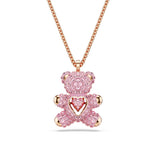 Swarovski Teddy riipus, ruusukullanväri ja Vaaleanpunaiset kristallit, 5642976