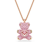 Swarovski Teddy riipus, ruusukullanväri ja Vaaleanpunaiset kristallit, 5642976