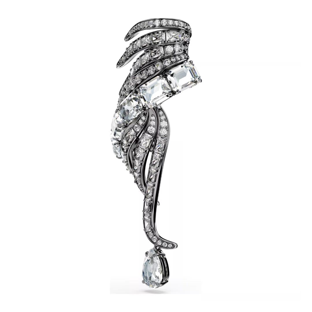 Swarovski The Vienna Collection rintakoru, tumma metalli kirkkailla kristalleilla 5735193