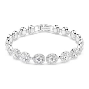 Swarovski Una Angelic Tennis rannekoru, vaalea metalli ja kirkkaat kristallit, 5682279