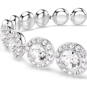 Swarovski Una Angelic Tennis rannekoru, vaalea metalli ja kirkkaat kristallit, 5682279