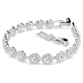 Swarovski Una Angelic Tennis rannekoru, vaalea metalli ja kirkkaat kristallit, 5682279