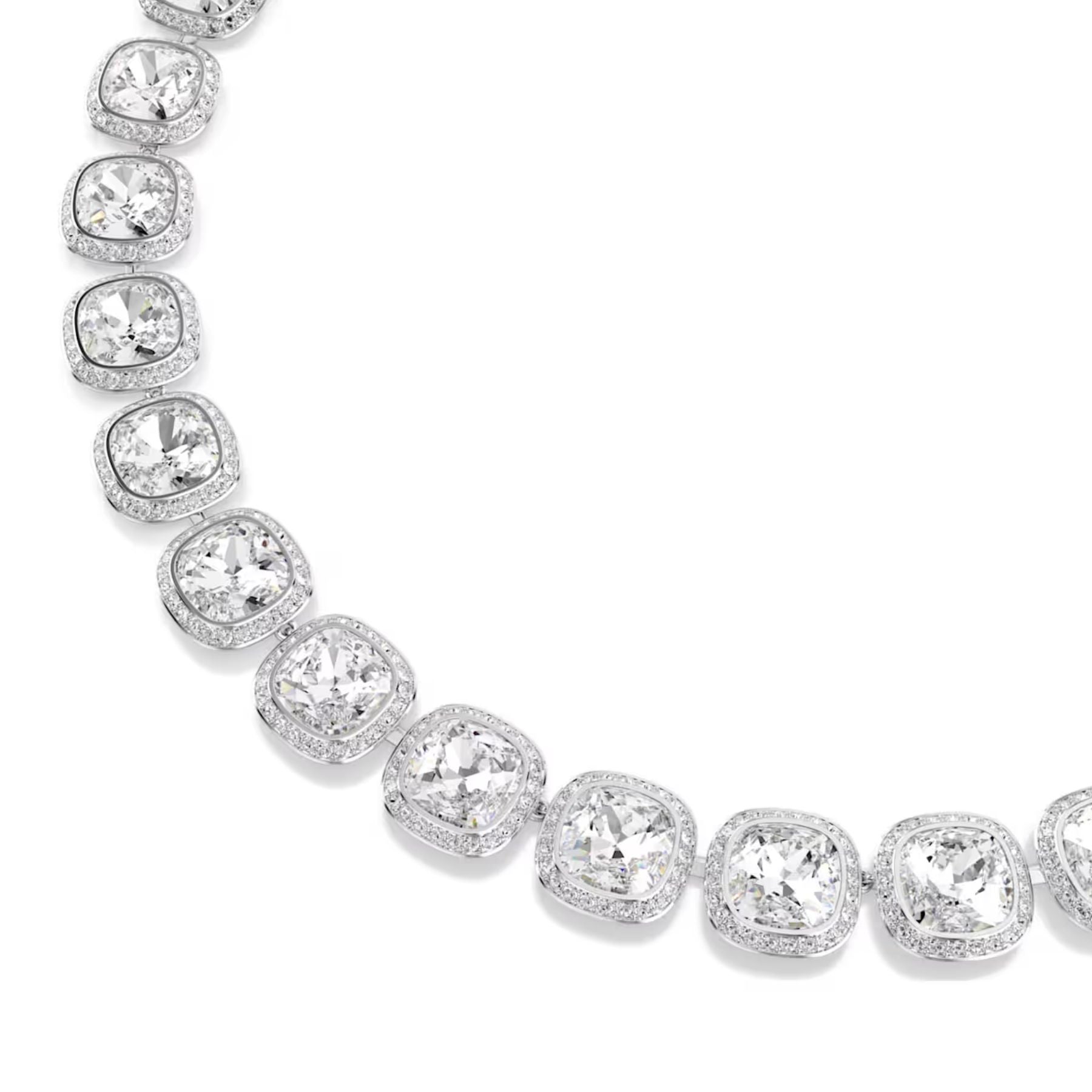 Swarovski Una Angelic kaulakoru, vaalea metalli ja kirkkaat kristallit, 5751326