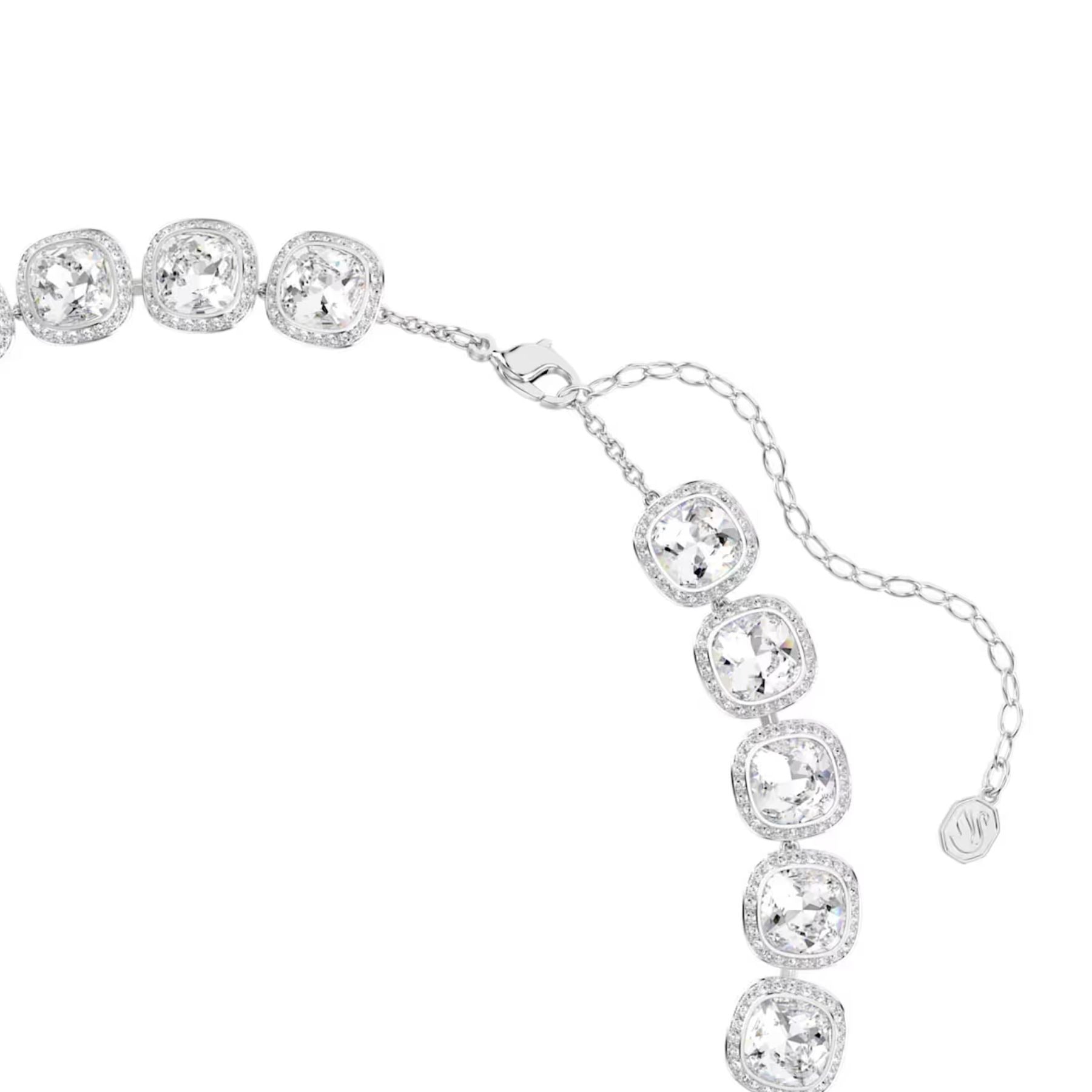 Swarovski Una Angelic kaulakoru, vaalea metalli ja kirkkaat kristallit, 5751326