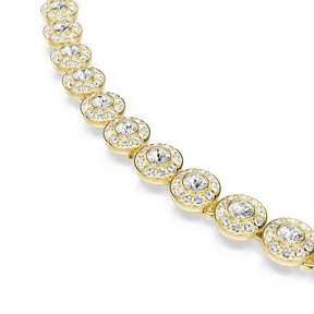 Swarovski Una Angelic kaulakoru, keltakullattu ja kirkkaat kristallit, 5751560
