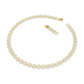Swarovski Una Angelic kaulakoru, keltakulta ja kirkkaat kristallit, 5720505