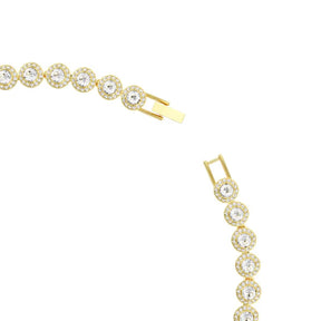 Swarovski Una Angelic kaulakoru, keltakulta ja kirkkaat kristallit, 5720505