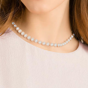 Swarovski Una Angelic kaulakoru, rosekullan värinen kirkkailla kristalleilla, 5367845